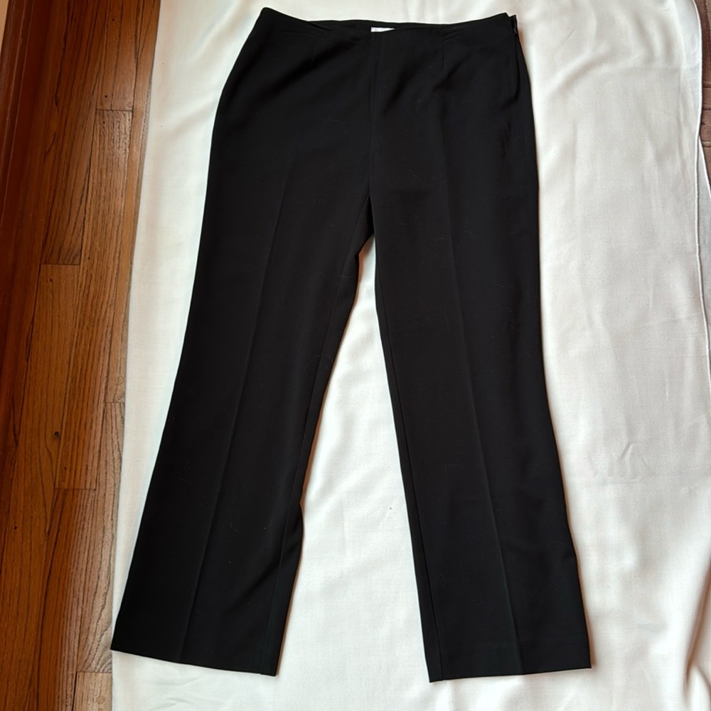 TravelSmith Black Slacks Petite 12